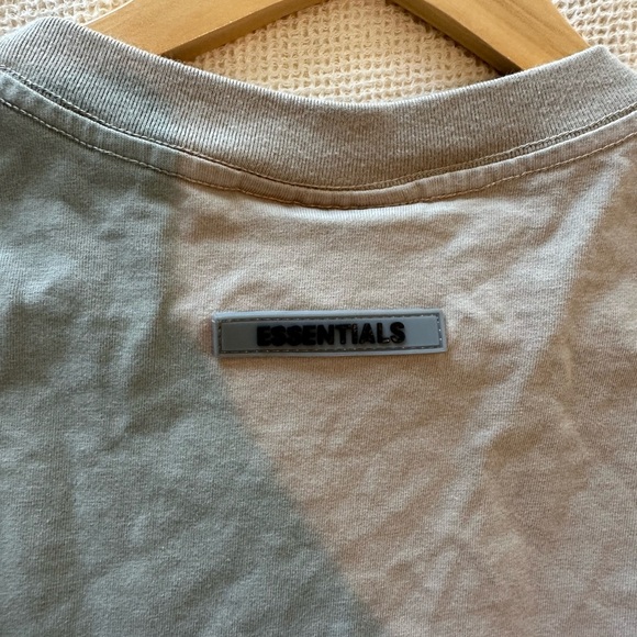 Fear of God Essentials Brown Short Sleeve Tee - Picture 7 of 10
